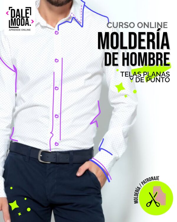 Domina la moldería masculina desde cero. Aprende a crear patrones precisos para prendas de tejido plano y de punto. Este curso te proporcionará las herramientas y conocimientos necesarios para diseñar y confeccionar tus propias prendas masculinas. ¡Desarrolla tu creatividad y crea piezas únicas!"