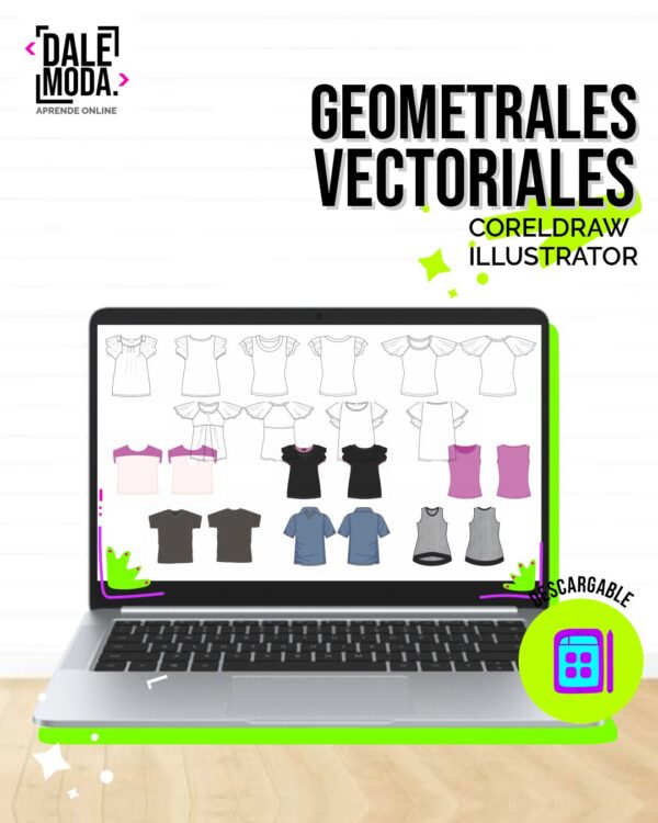 Portada Pack Geometrales Remera - Playera - T Shirt