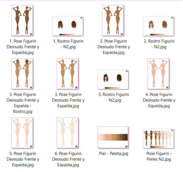Pack Figurín Digital - Piel - N2